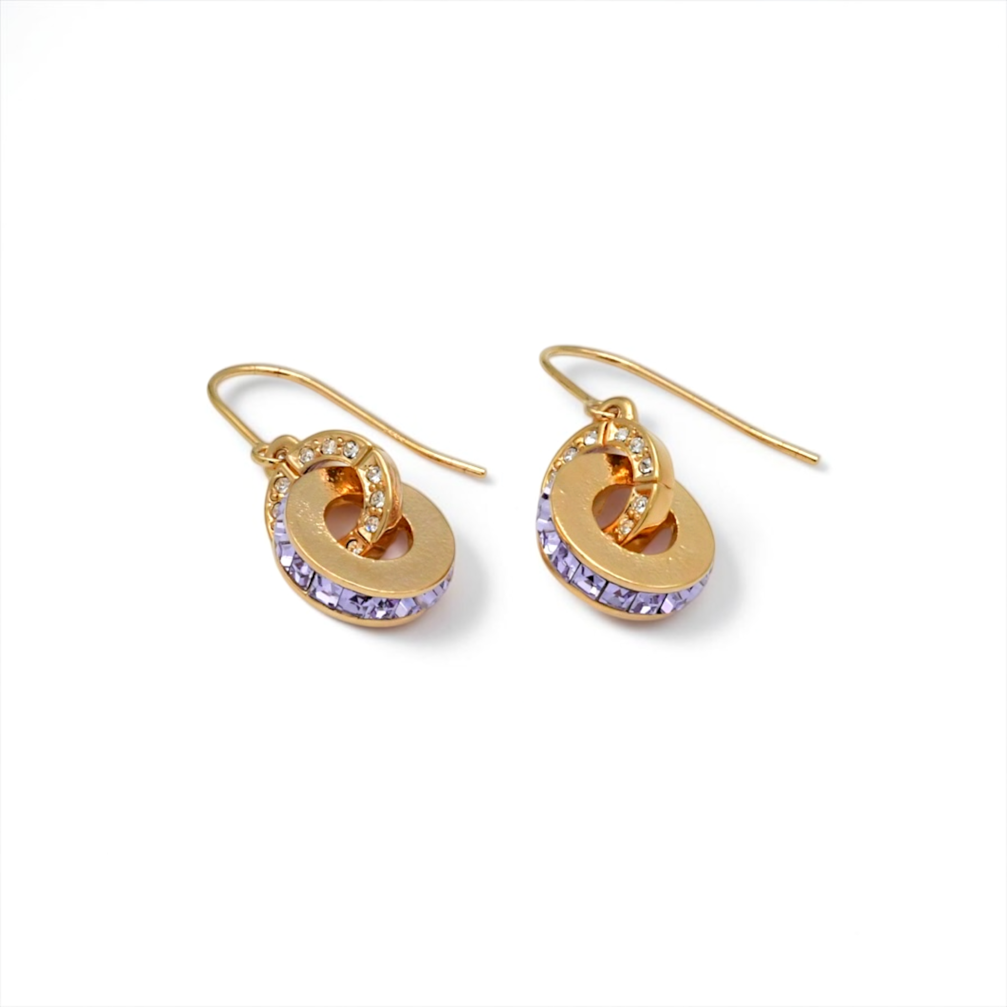 Eternal Miss Matte Purple Pierced Earrings