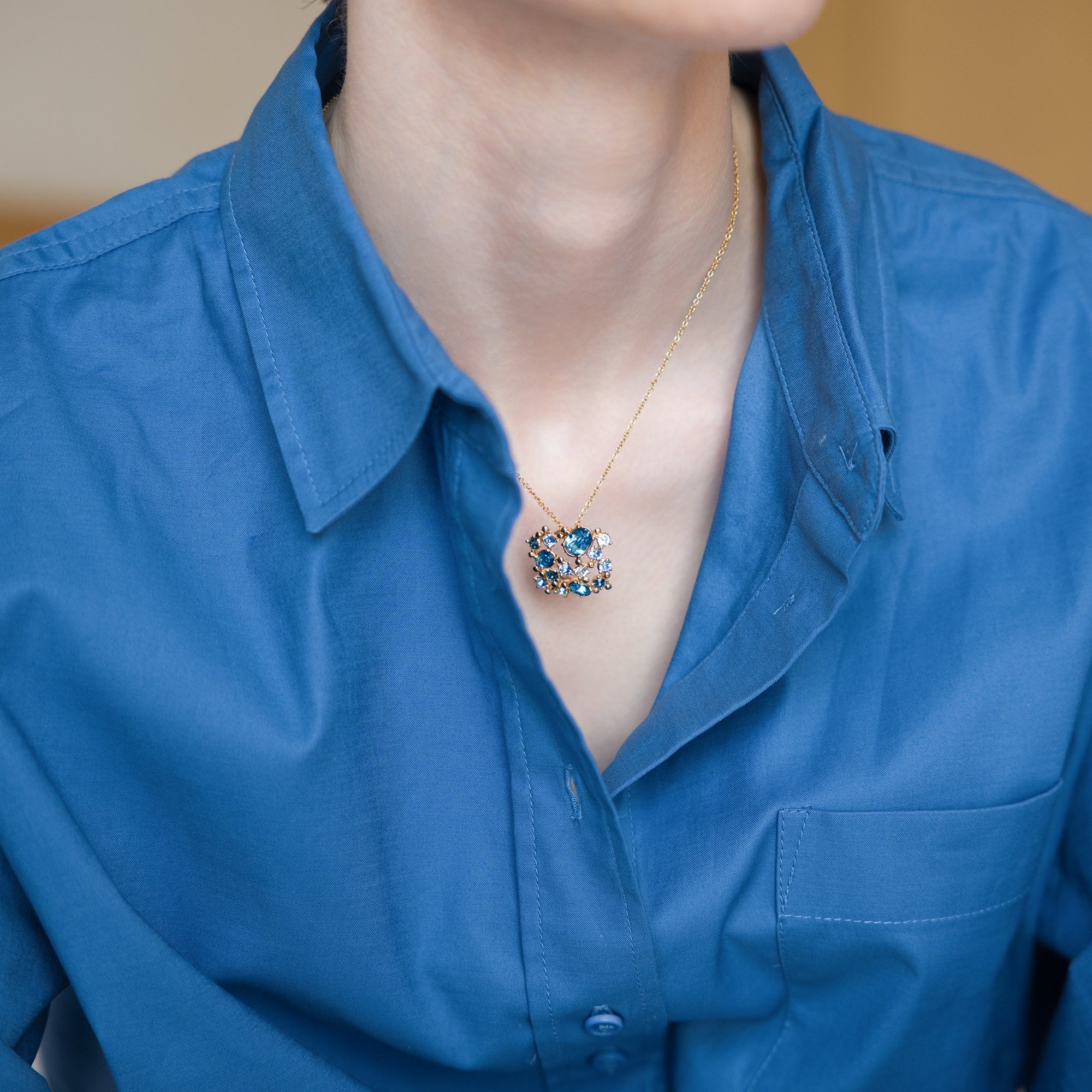 Couleur Bleue Necklace