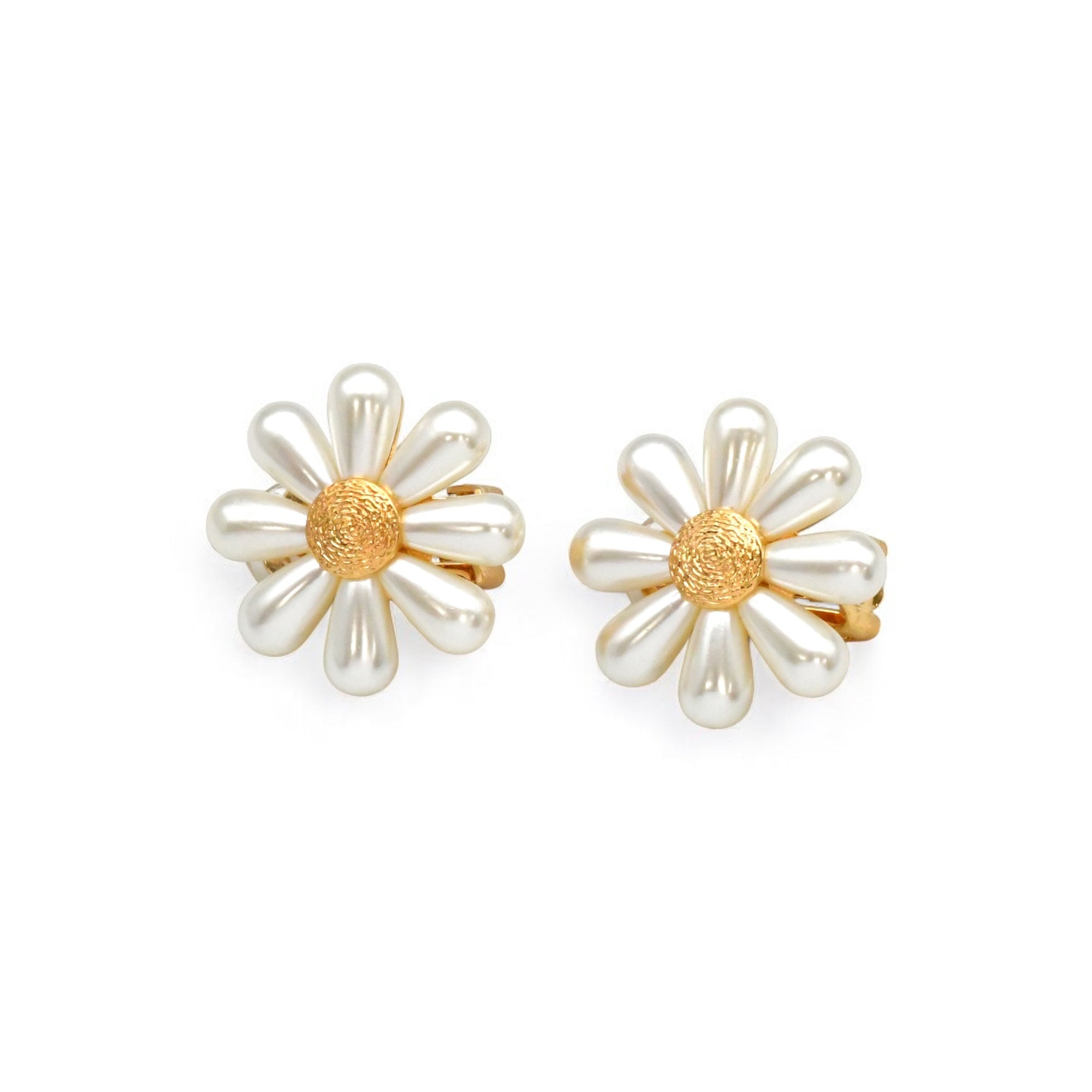 Daisy Clip Earrings