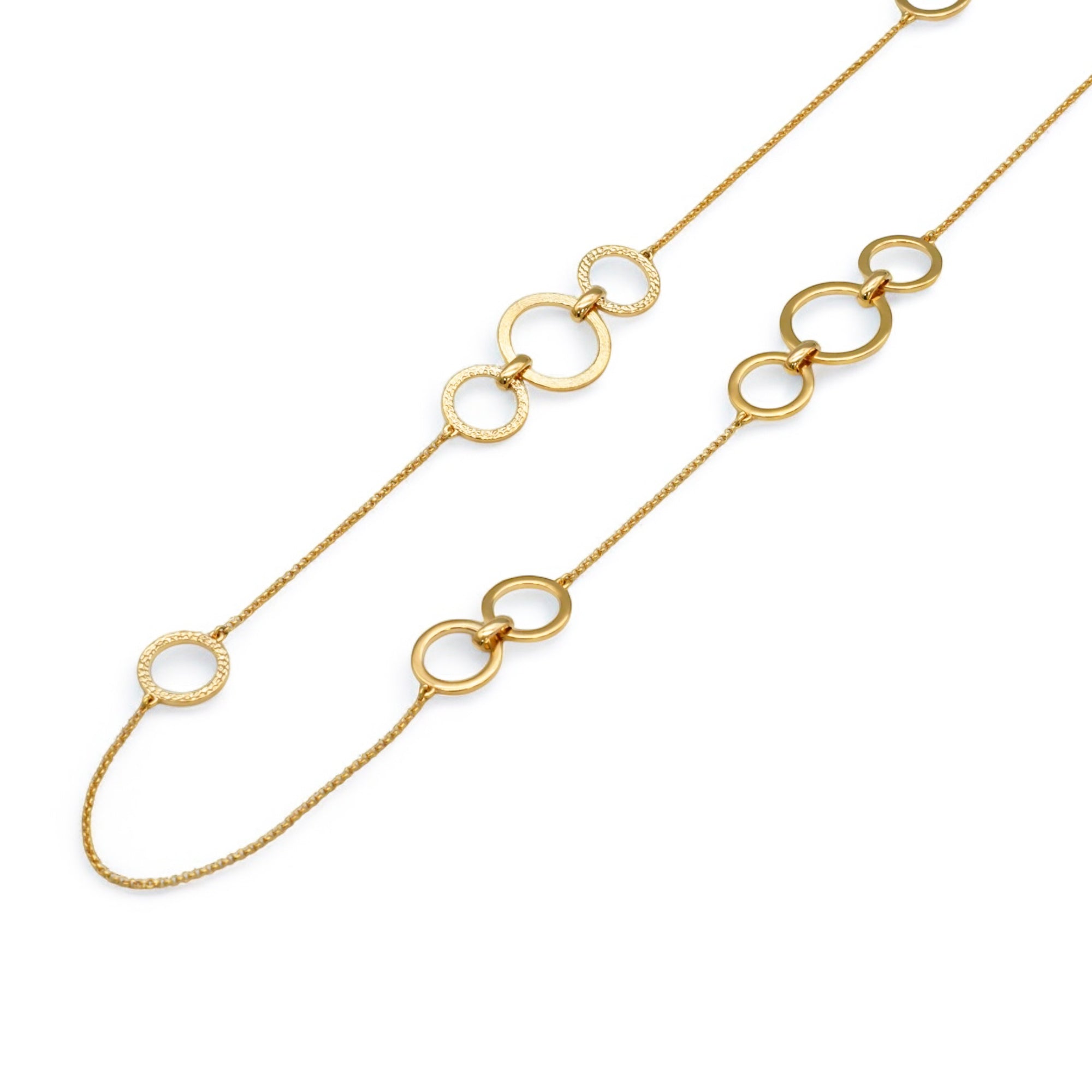 Echo Hoop Long Necklace II