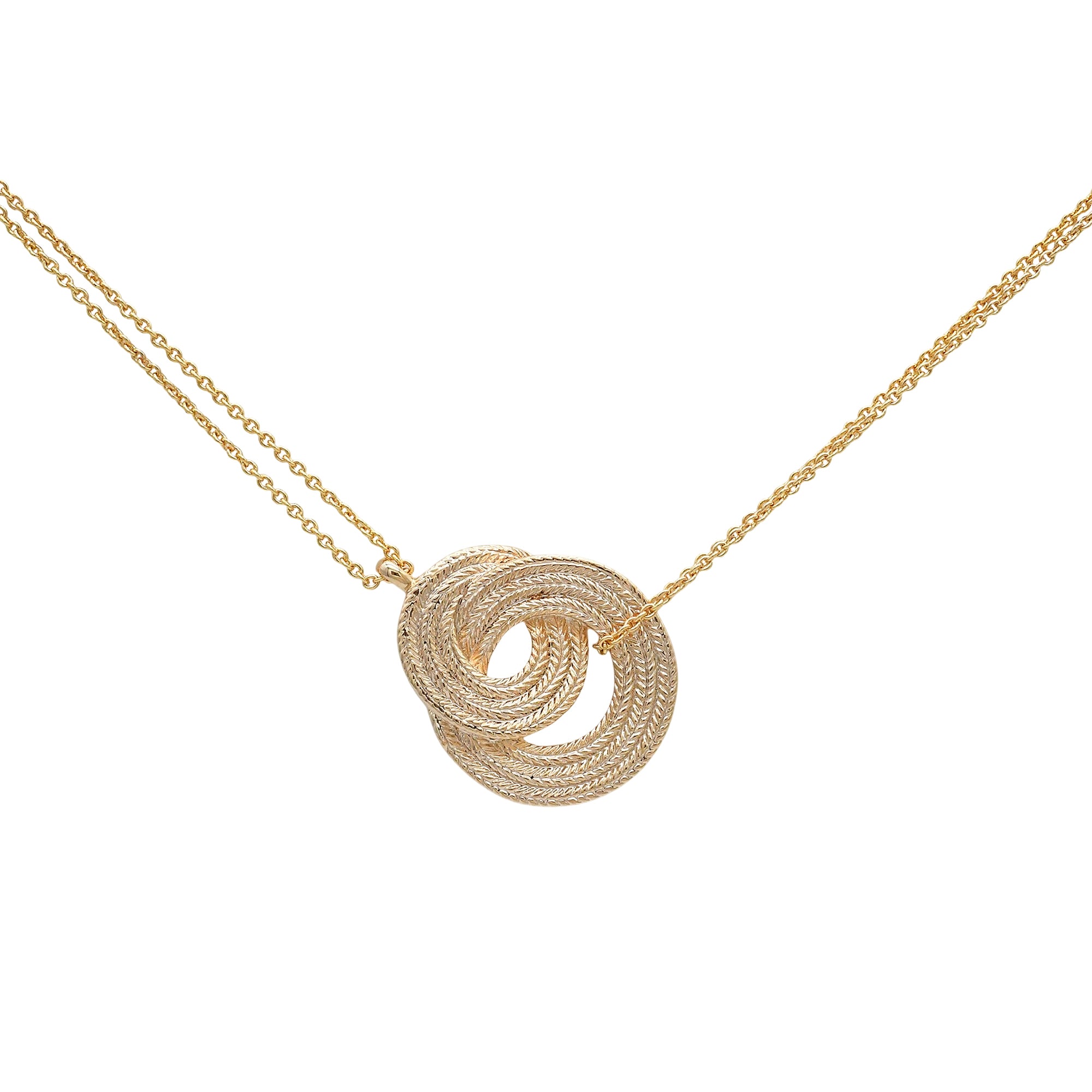 Intertwine long necklace