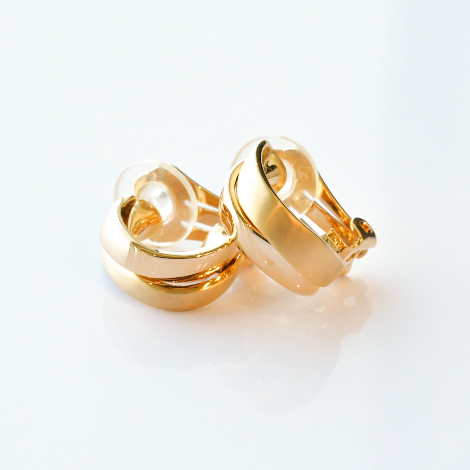 Trésor Infinite Metal Clip Earrings