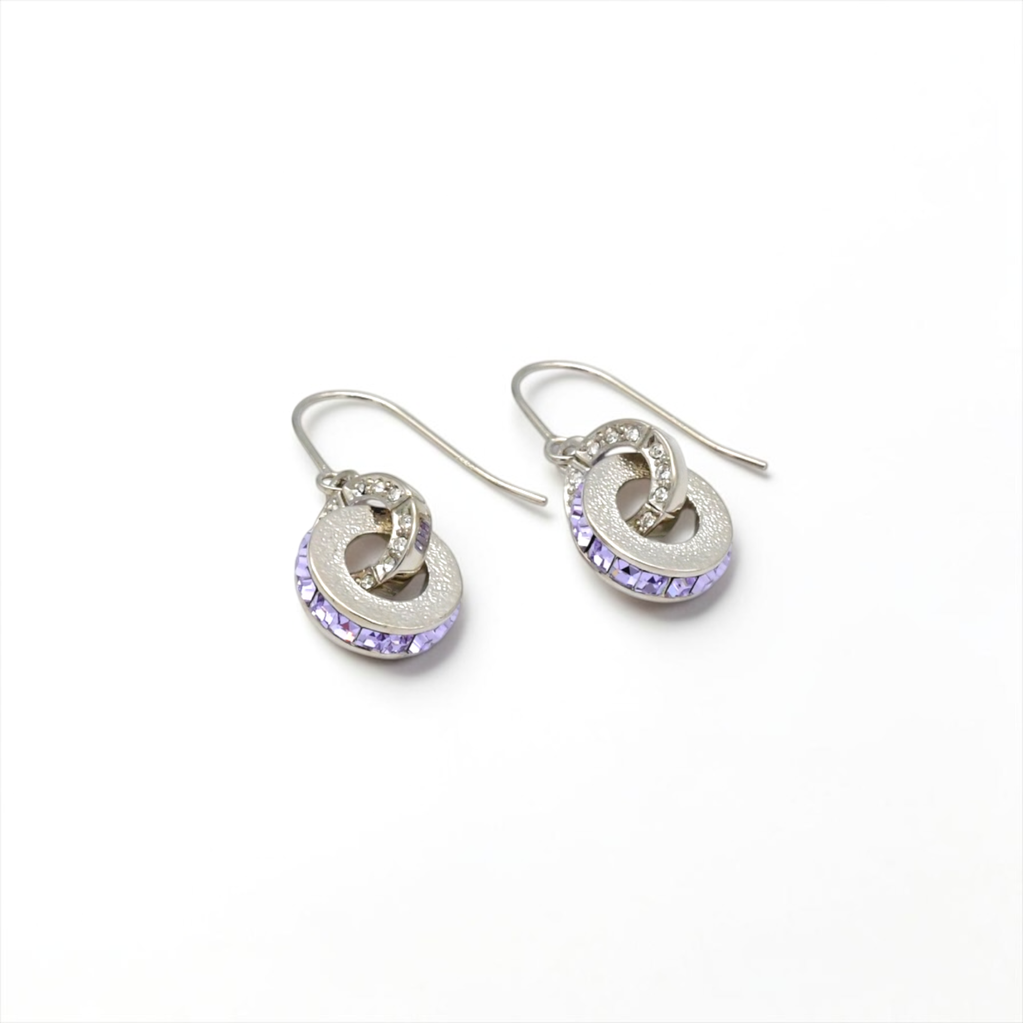 Eternal Miss Matte Purple Pierced Earrings