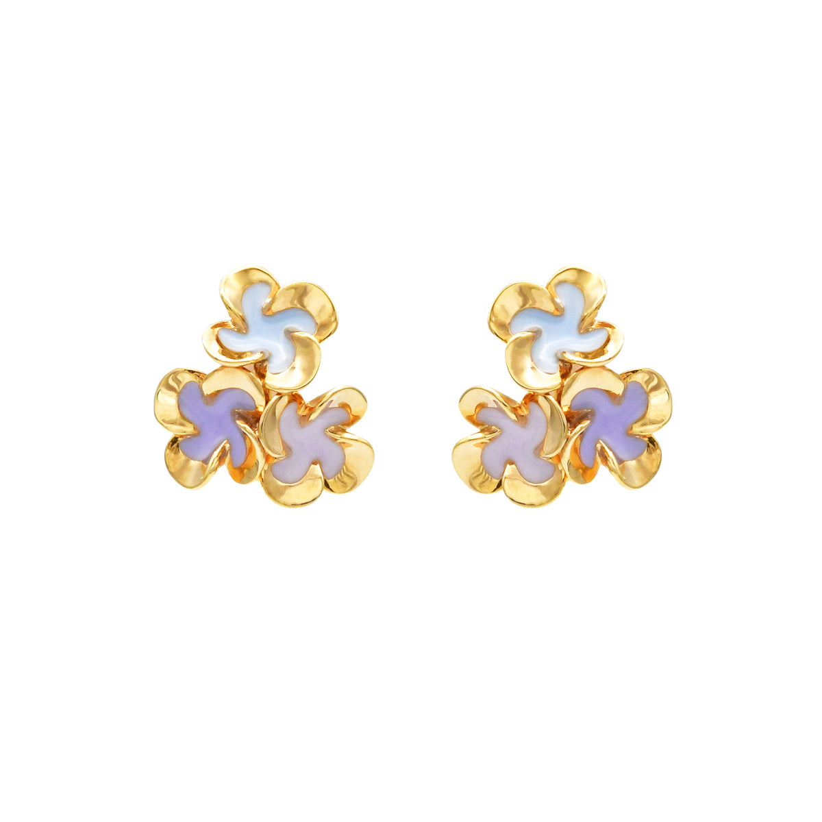 ワイルドフラワー パステル ピアス